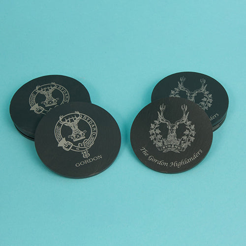 Engraved Slate Coasters (Set of 4)